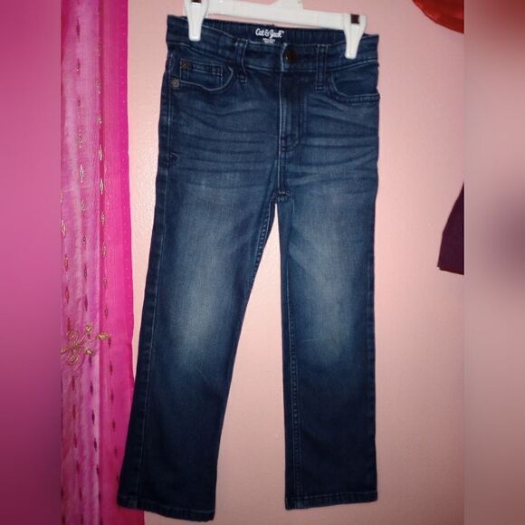 Cat & Jack girls stretch blue jeans size 6 - Picture 1 of 4